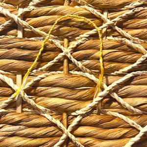 friend ship bracelet-White,Orange,yellow-s/m